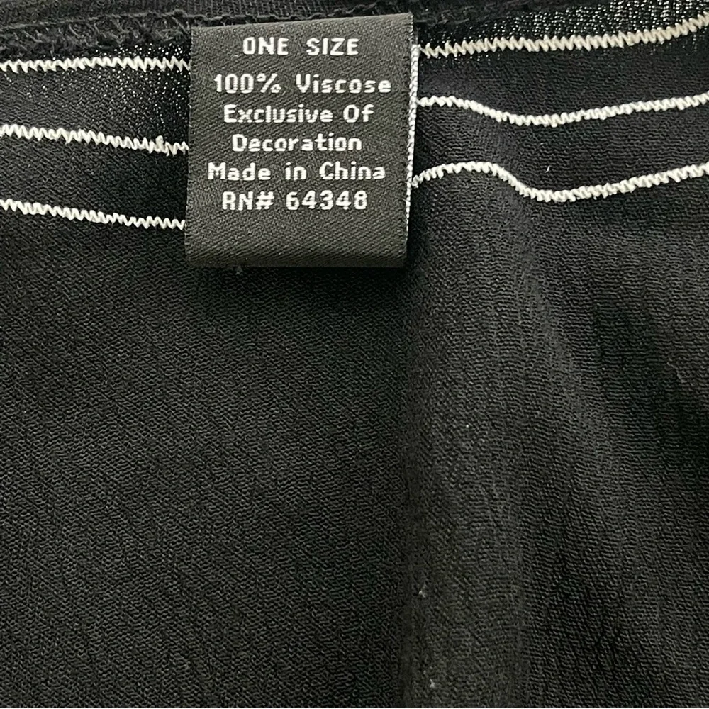 JACKET black LAYERING PIECE floral DRESSY embellished stitching BLACK one size